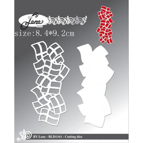 Sirius Curtain background Metal Cutting Dies Stencils Template for DIY Scrapbooking Embossing Paper Cards Album Making Craft Die