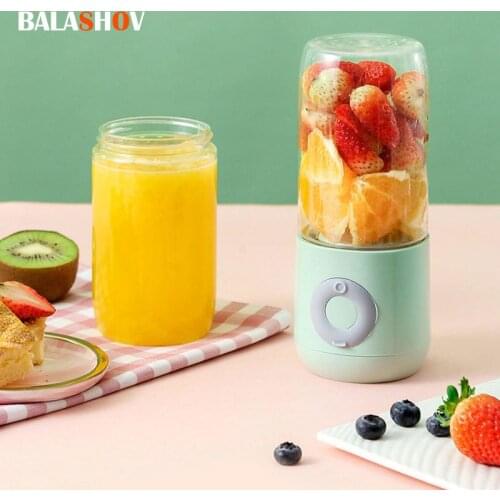 500ml Juicer Blender Portable USB Rechargeable Mini Home Food Processor Smoothie Maker Mixer Juicer Machine Food Processor Cup