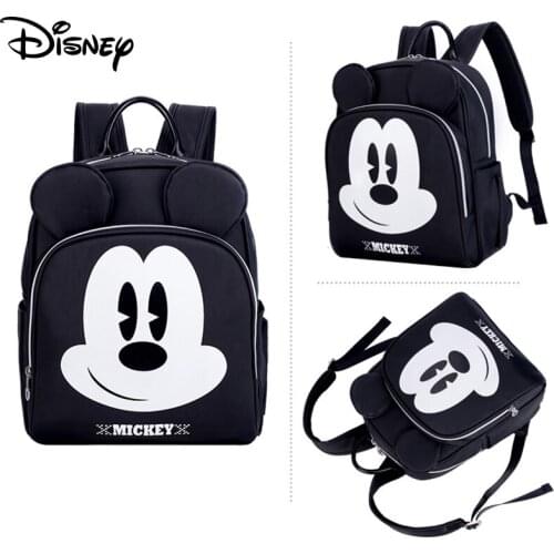 Disney Baby Diaper Bag Fashion Backpack Usb Interface Mommy Bag for Mom Multifunctional Baby Stroller Bag Nappy Bag Organizer