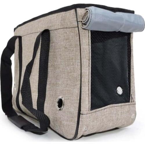 Pet Bag Nylon Handbag Breathable Mesh Door Cats Puppy Small Dogs Carrier Bag Travel Outside Tote Chihuahua Poodle Basket