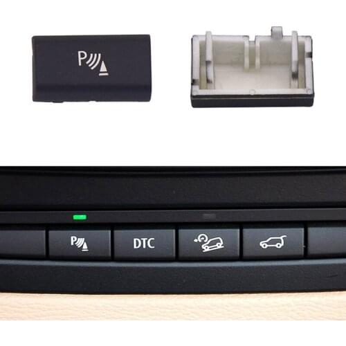 Tefanball Original Parking Radar Sensor Switch Button Trim Cover for BMW X5 E70 2006-2013 X6 E71 2008-2014 Auto Accessories