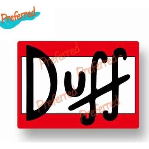 High Quality Car Sites DUFF BEER Logo Decal Motocross Racing Laptop Helmet Trunk Wall Vinyl Car Sticker Die Cutting