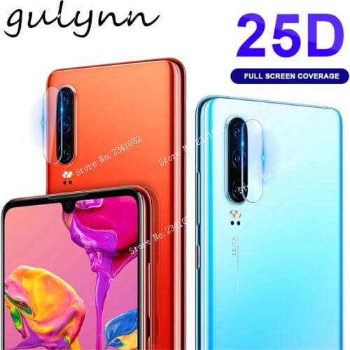 2PC Clear 25D Back Camera Lens Screen Protector Protective Film Tempered Glass For HuaWei Y7 P 30 20 P Smart 2019 Lite Pro Cover