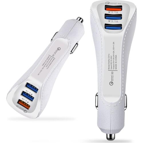 20 PCS 3.1A Dual USB Car Charger QC 3.0 Fast Quick Charge For iPhone Samsung Huawei