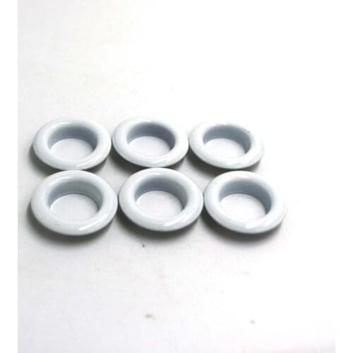 2018 Limited Direct Selling Plating Metal Round Grommets Eyelets 50sets 12mm Silver Tone Shoe Shoelace white Color Eyelets