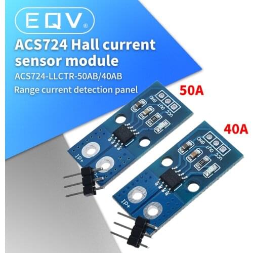 ACS724TLLCR 40A 50A Range Hall Current Sensor Module ACS724 Module For Arduino