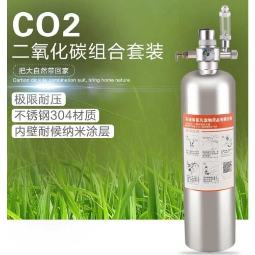 Aquarium CO2 Regulator, Solenoid, bubble counter, Check Valve, carbon dioxide DIY Bottle, Citric acid and Baking soda Canister