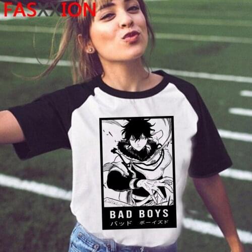 Asta Black Clover tshirt men 2021 casual tumblr tshirt t shirt harajuku kawaii