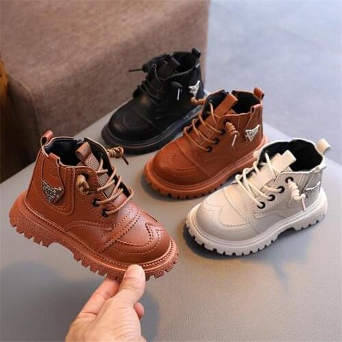 Disney Martin boots boots for girls shoes 2021 children in the fall and winter baby child boots boy short boots