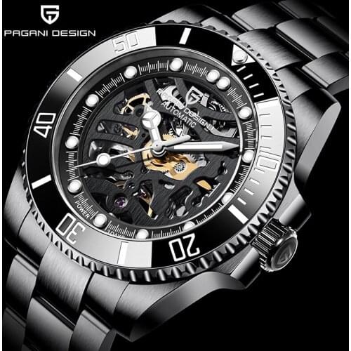PAGANI DESIGN Top Brand Men Mechanical Watch Luxury Waterproof Automatic Watch Stainless Steel Business Men Watch reloj hombre