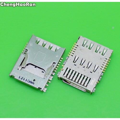 ChengHaoRan 2pcs For Samsung Galaxy Mega 6.3 I9200 I9205 P729 G3812 SIM Memory SD Card Tray Slot Holder Socket Connector Plug