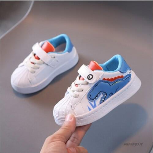 Baby Shoes dinosaur Boys Sports Shoes For Children Girls Baby Leather Flats Kids Sneakers Fashion Casual Infant Soft Shoes