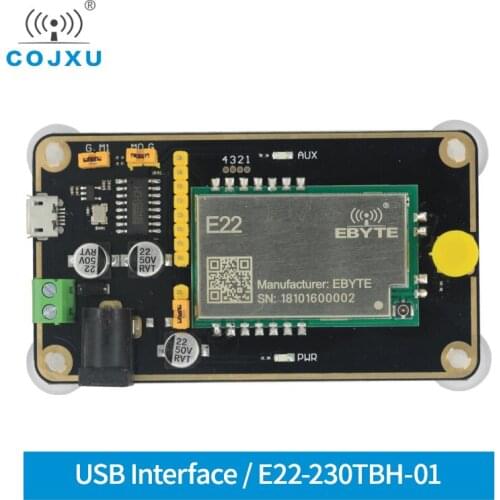 E22-230TBH-01 USB to TTL Test Board SX1262 30dBm 230MHz Module FEC IoT Wireless Transceiver Module