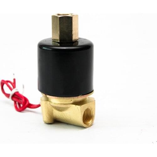 1/4" Gas Solenoid Valve Brass Solenoid Valve Normally Open Solenoid Valve 24V 12V 220V 110V