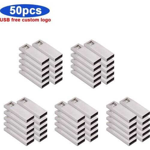 50pcs/lot sb2.0 flash drive 32GB pendrive 128GB 64GB waterproof pen drive 16GB 8GB flash usb 2.0 cle usb stick free Custom logo