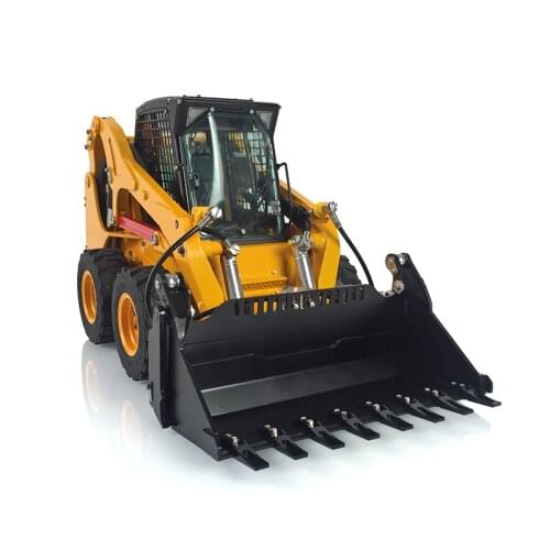 Outdoor Toys 1/14 LESU RC Hydraulic Metal Aoue-LT5H Wheeled Skid-Steer Loader DIY Model Sound TH17188-SMT2