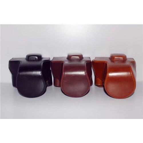 Pu Leather Camera Case Bag For FujiFilm XT2 X-T3 Fuji XT3 X-T2 18-55mm lens Camera Video Full Cover