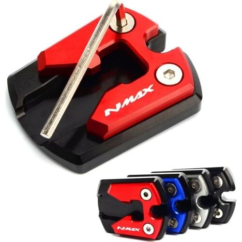 Motorcycle Side Stand FOR YAMAHA NMAX N-MAX 155 125 NMAX155 NMAX125 2015-2019 Kickstand Plate Extension Support Foot Pad Base