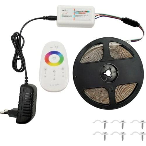 RGB LED Strip Light Kits RGB/RGBW/RGBWW 5050 SMD 300LEDs with 2.4G Wireless Controller and 3A Power Supply DC 12V