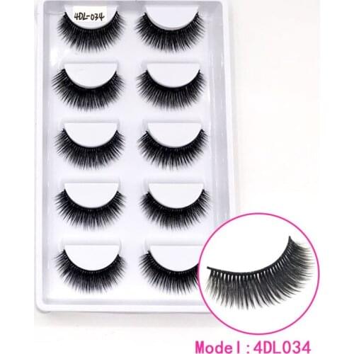 3 Pairs natural false eyelashes thick makeup real 3d mink lashes soft eyelash extension fake eye lashes long mink eyelashes 3d