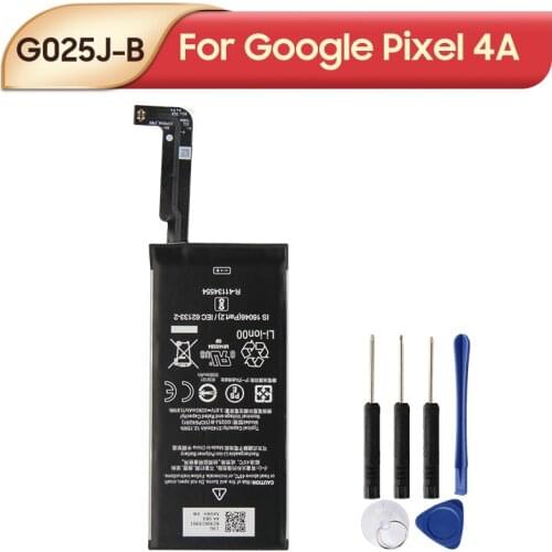 Original Replacement Battery G025J-B For Google Pixel 4A Pixel4A Phone Batteries 3080mAh