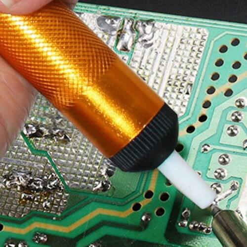 Aluminum Alloy Tin Suction Device Solder Sucker Electrical Welding Iron Gun PCB Absorb Tin Tools Suction Tin Pump
