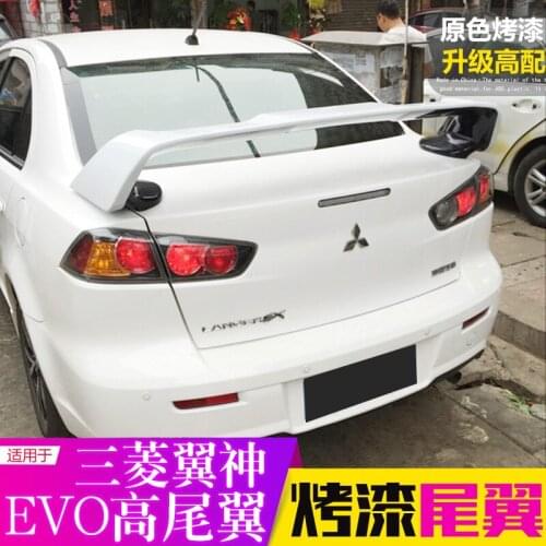 Applicable to Mitsubishi 10th Fixed Tail God Evo Ten Generation High Wing Refits Sports Car