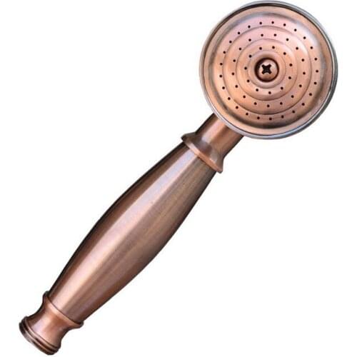 Antique Red Copper Brass Telephone Shape Hand Spray Handheld Shower head / Bathroom Accessory (Standard 1/2") mhh012