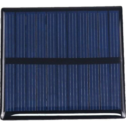 1PCS Solar Panel 5.5V 80mA Mini Solar System DIY For Battery Cell Phone Chargers Portable Solar Cell 60x60mm