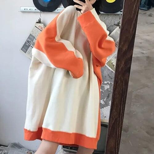 Bust 134cm Hoodies Harajuku Sweatshirt Oversized Women Hoodies Autumn Plus Size Female Pullovers Large Clothing For Women