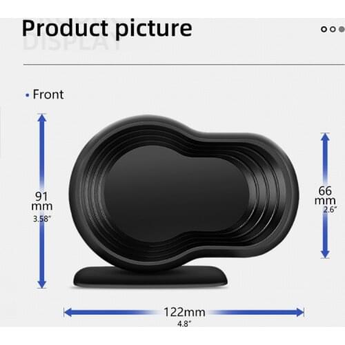 M2ED F9-OBD Car HUD Head-up Display Smart Digital Alarm Meter Gauge Overspeed Warning