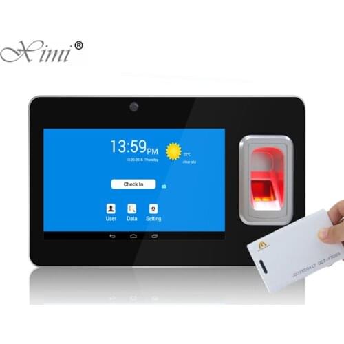 UT268 Android Fingerprint And 125KHZ RFID Card Time Attendance With GPS And SMS Biometric Fingerprint Time Recorder Terminal