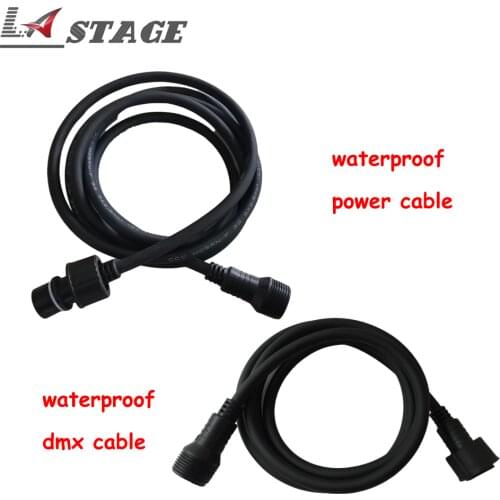 Waterproof Dmx Cable And Waterproof Power Cable For Outdoor Par LED Wall Washer LED City Light