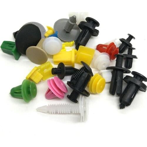 200Pcs Universal Mixed Car Fastener Bumper Door Panel Clips Rivets for Trains Planes Truck For BMW Benz/ Honda /Toyota/Hyundai