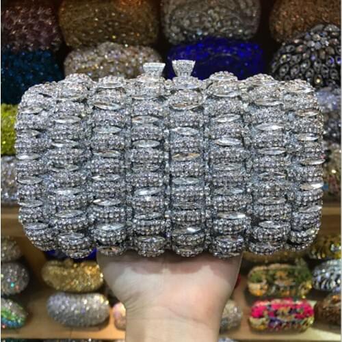 Women Sparkly XIYUAN gold red Evening Bag Mujer Cocktail Party Purse Pink Wedding Clutch Bag Ladies Pochette Clutches Handbags