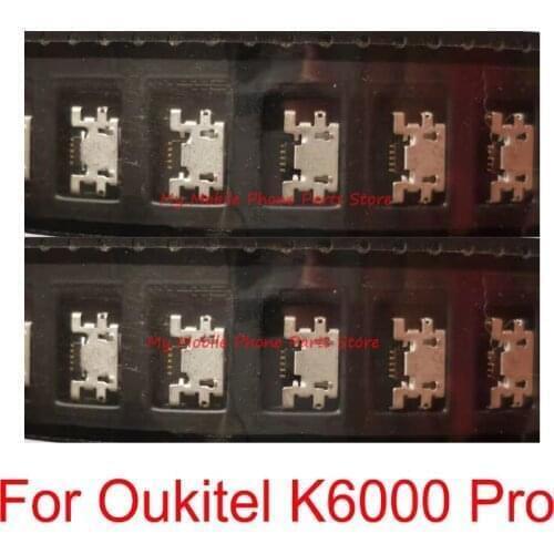 100 Pieces Charge Dock Connector For For Oukitel K6000 Pro K3 USB Charging Port Board Plug Dock Connector Socket Repair Parts