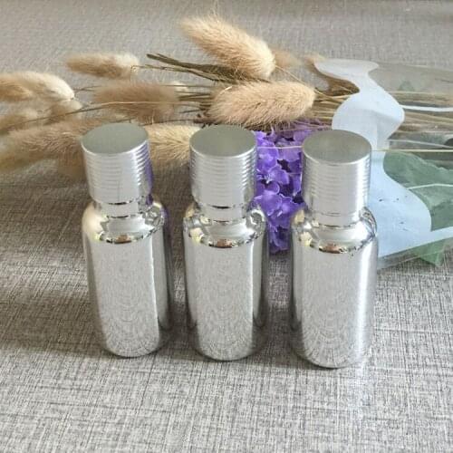 20ml glass essential oil bottle w ribbed cap essential oil small sample bottle refillable cosmetics bottles travel container