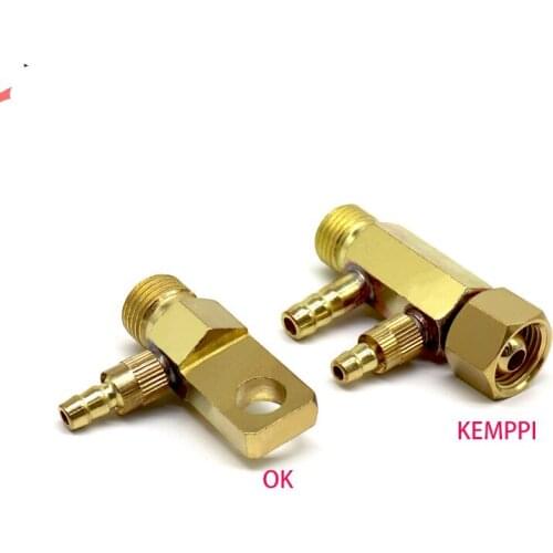 Water Cooled Gas Adapter Quick Connector Fitting For Argon Protected Welding TIG Welding Torch Wp18