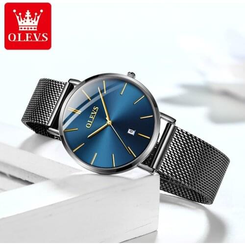 2021 Fashion Rose Gold Watches Women OLEVS Luxury Brand Casual Ladies Watch xfcs Dress Gift Watch For Women Montre Femme