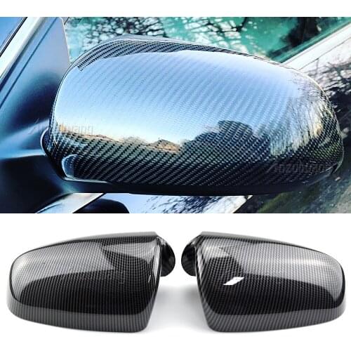 For Audi Rear View Side Car Mirror Cover for Audi A4 B6 B7 A6 C6 2003 2004 2005 2006 2007 S4 car RearView Mirror Case Cover