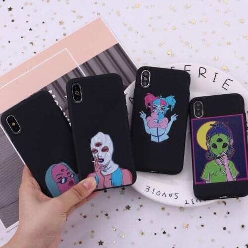 Third Eye Women Case for Apple iPhone XR 11 Pro Max Xs Max 7 8 Plus 6S Plus SE2020 Phone Case Odd Cartoon Case for iPhone XR