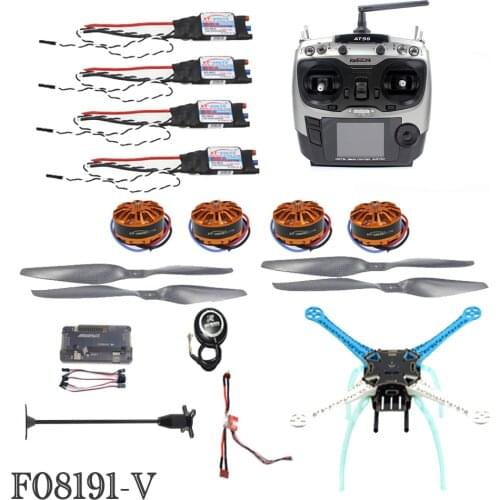 High-powered DIY GPS Drone APM GPS M8N 700KV 30A 4400MAH 30C 4-Axis Aircraft Racer with Camera Gimbal PTZ