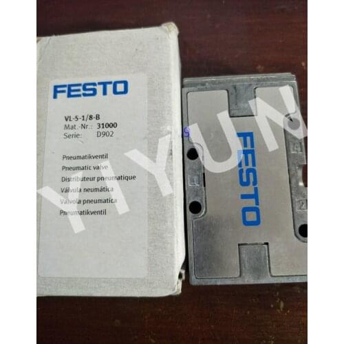 VL-5-1/8-B 31000 VL-5/3-E-1/8-B 31309 VL-5/3G-1/8-P-B 173176 VL-5/3G-1/4-B 14298 FESTO Solenoid valve Pneumatic components