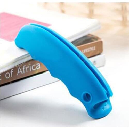 Hot Silicone Portable Vegetable Device Labor Saving Shopping Bag Carry Holder with keyhole Handle Comfortable Grip Protect Hand