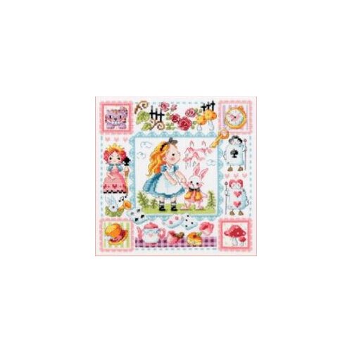 TOP Cross stitch kits Lovely Counted Cross Stitch Kit Alice in Wonderland Fairy Tale Fairytale Fairyland SO