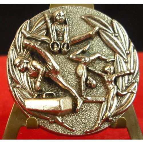Low price gymnastics medals big discount sports 3D medals cheap price custom gymnastic medals