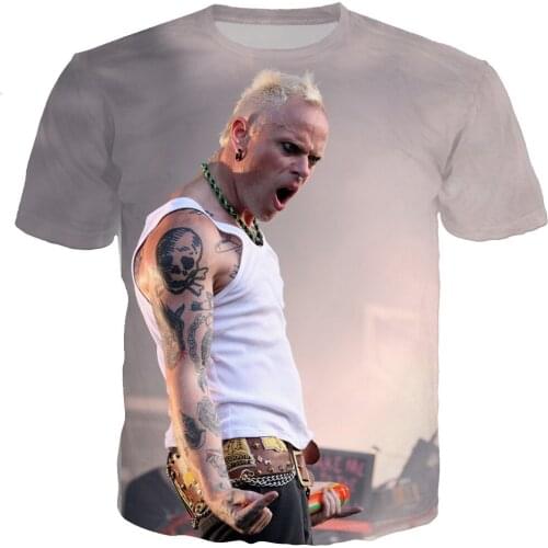 New Arrive the Prodigy Hip Hop Singer Keith Flint Hip Hop Style T Shirt Men Women 3D Printed Novelty Fashion Cool Summer Tops