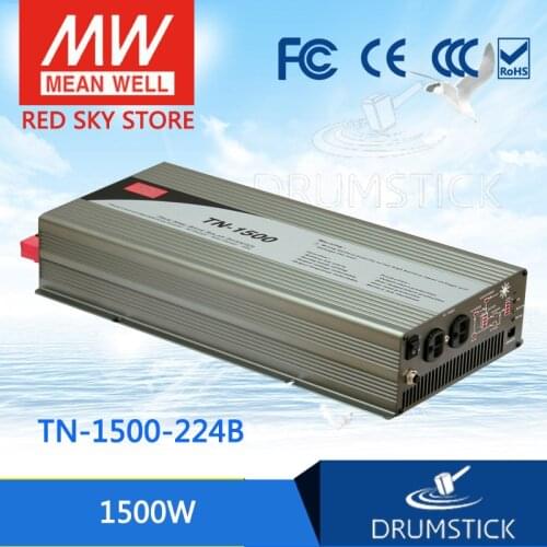 Patriotic MEAN WELL TN-1500-224B EUROPE Standard 230V meanwell 1500W True Sine Wave DC-AC Inverter with Solar Charger