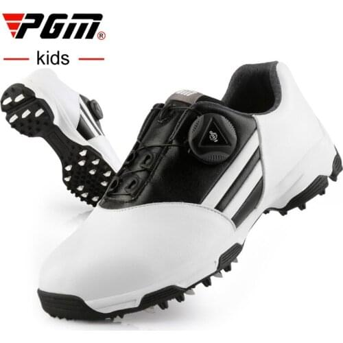 PGM Golf Shoes Junior Non Slip Waterproof Kids