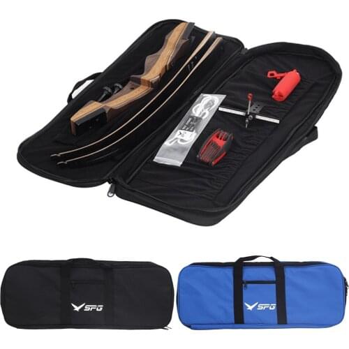 Portable Archery Bag Recurve Bow Case 66 x 24 x 5cm Fully Padded Easy Carrying Bag for Bows and Arrow Hunting Accessories